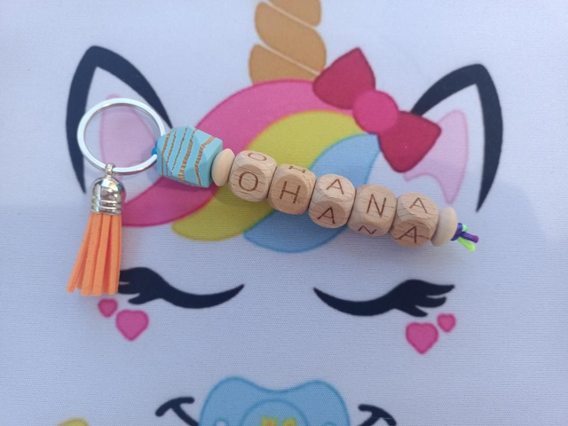 Porte Clés 1 Branche Bois