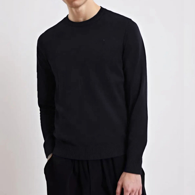 Maglioncino slim fit Invernale tinta unita nero