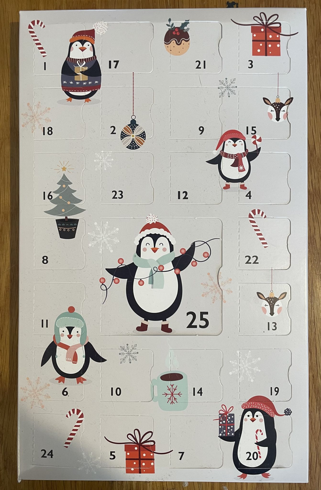 Penguin advent calendar