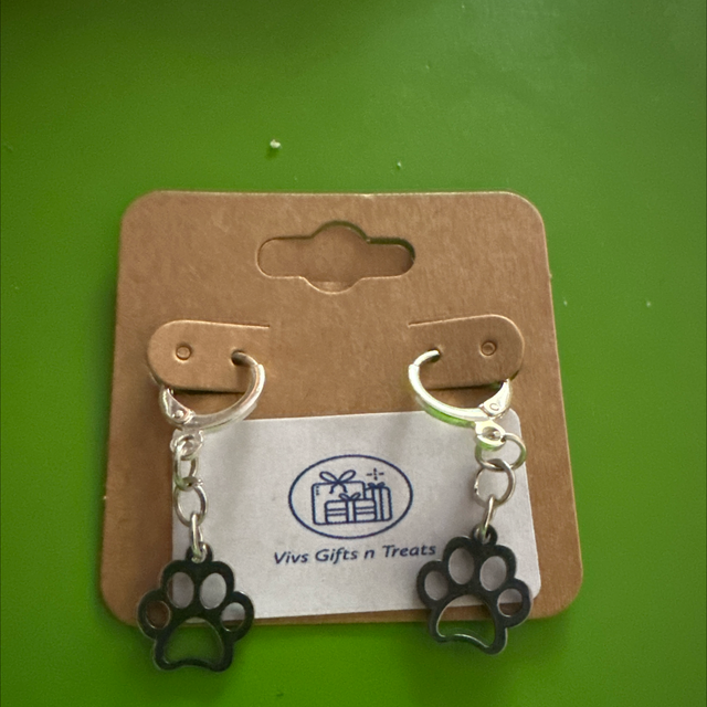 Paw Print Earrings 