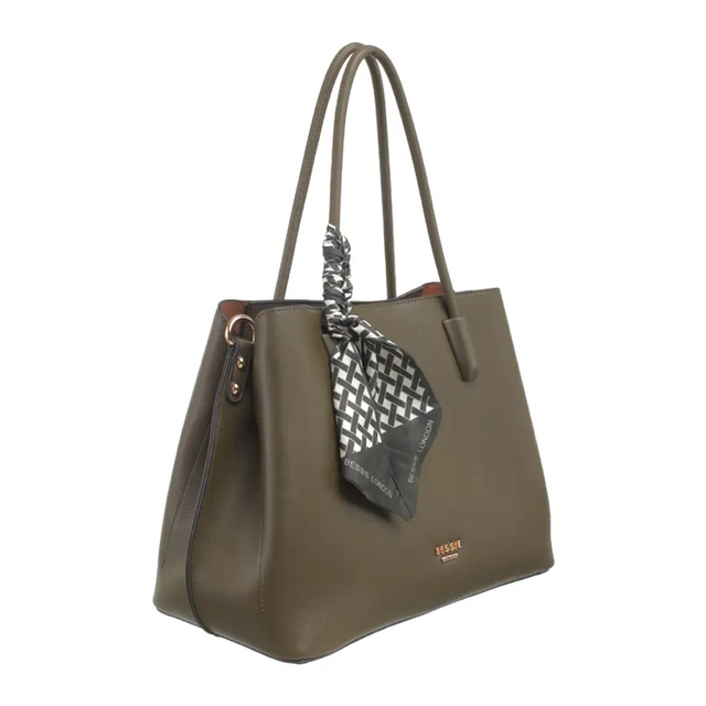 Green Silk Knot Tote Bag