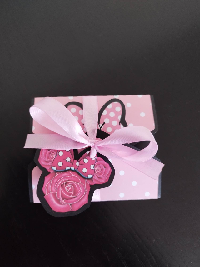 Boîte cadeau thème "Minnie rose" 