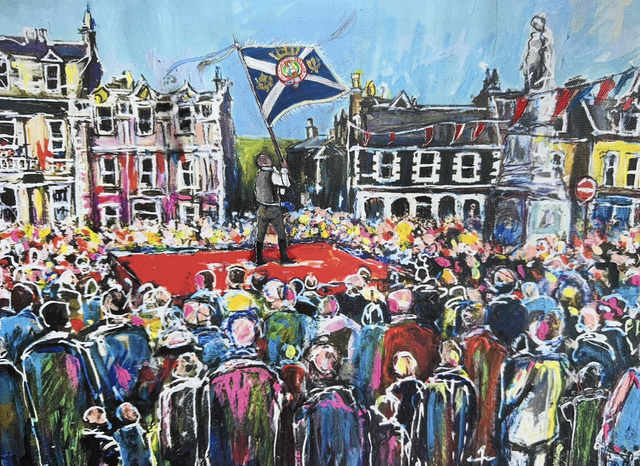 Print- Selkirk Royal Burgh Standard Bearer