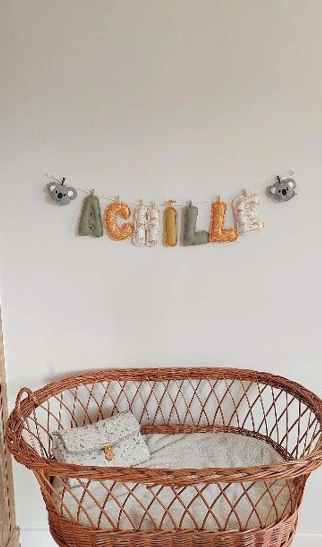 Guirlande prénom modèle ACHILLE