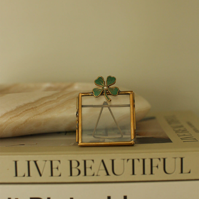 Doing goods frame klavertje S