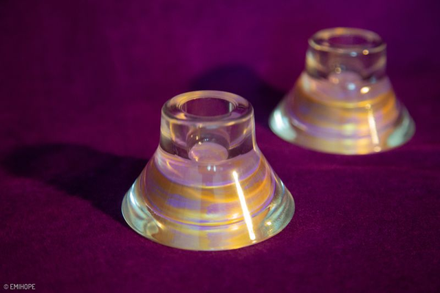 DUO BOUGEOIRS DORÉS