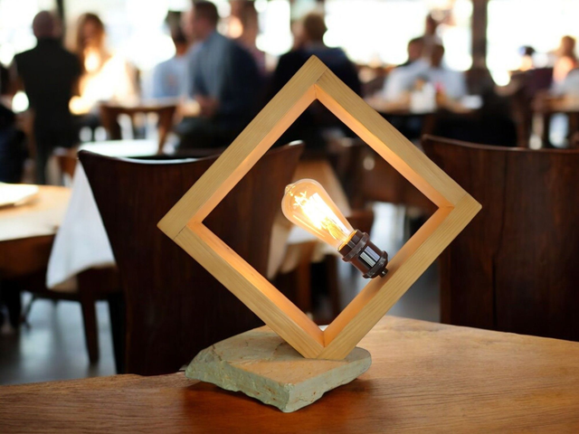 Lampe carré