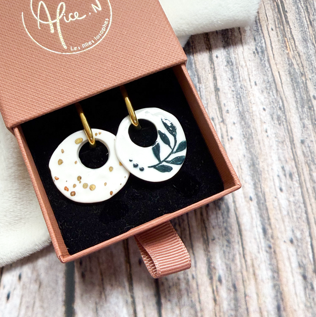 Les RÉVERSIBLES, boucles d’oreilles