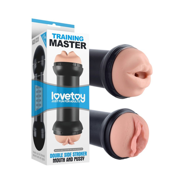 Masturbador Doble Vagina - Boca Training Master