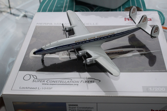 Super Constellation Flyers Lockheed L-1049F, 1:200, Herpa