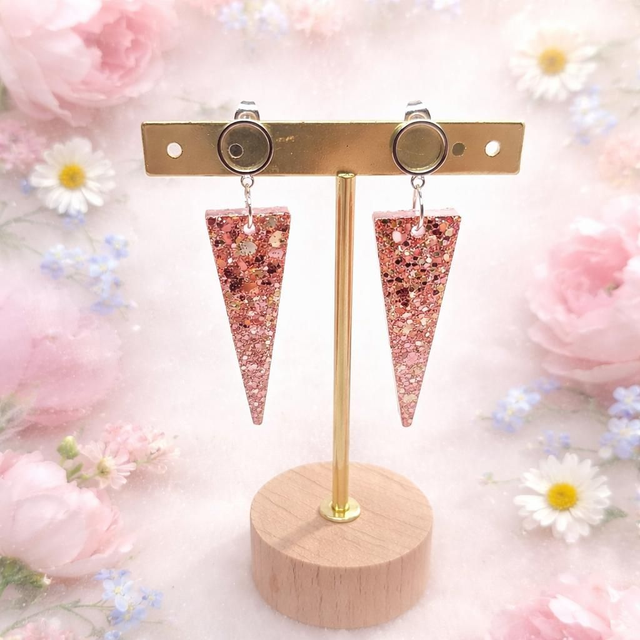 Boucles Icône - Collection Pivoine pétillante 