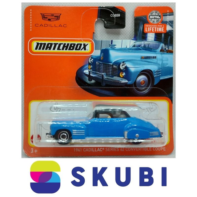 1941 Cadillac Series 62 Convertible Coupe - Matchbox 59/100