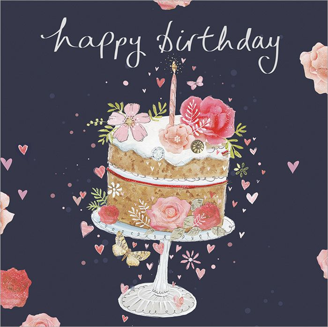 FLORAL BIRTHDAY CAKE A020