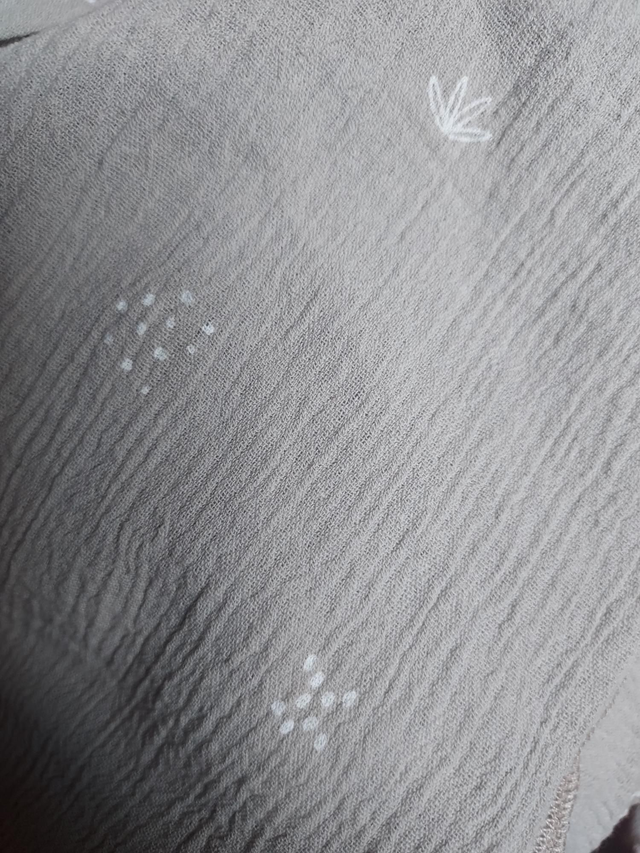 Schal Musselin Naturdruck