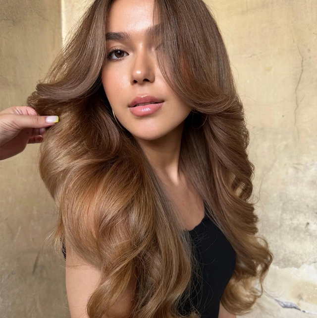 Brushing cheveux long 