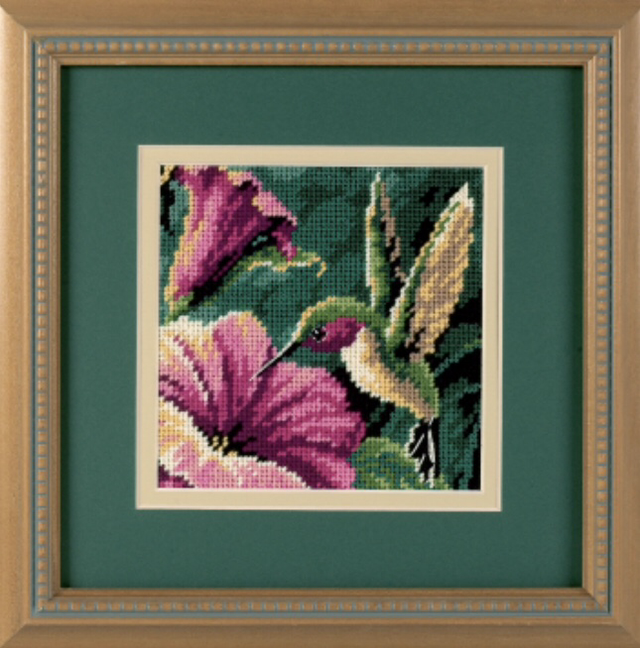 Needlepoint Kit: Mini: Hummingbird Drama by Dimensions