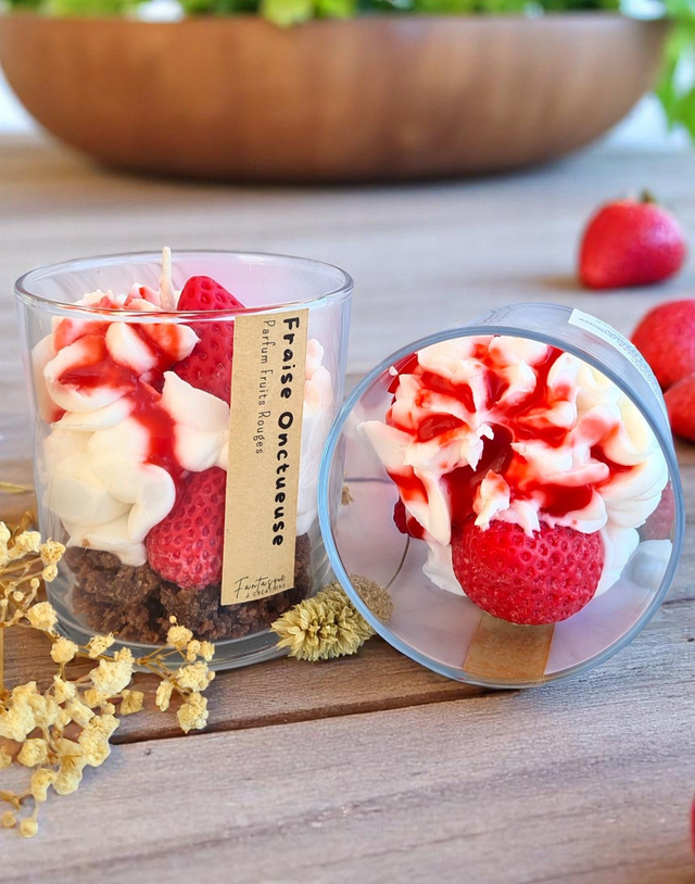 🕯️ Les Onctueuses – Fraise Onctueuse 🍓