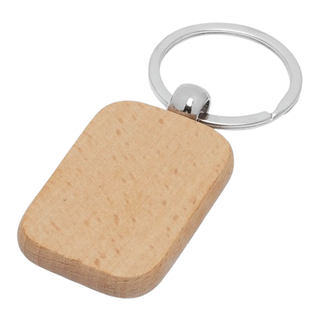 Porte-clé personnalisé rectangulaire