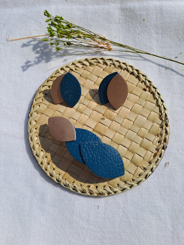 Ensemble barrette + boucles d'oreilles 