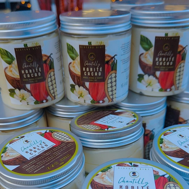 Chantilly de beurres de karité & cacao