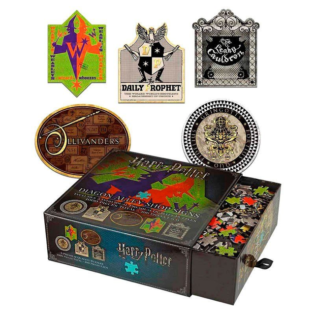 Puzzle - Les enseignes du Chemin de Traverse - Harry Potter