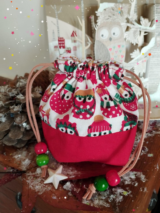 Mini pochon - Chouettes