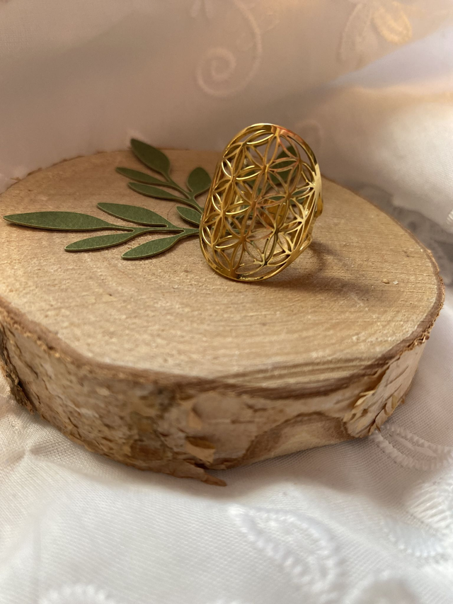 Bague géométrie sacrée 