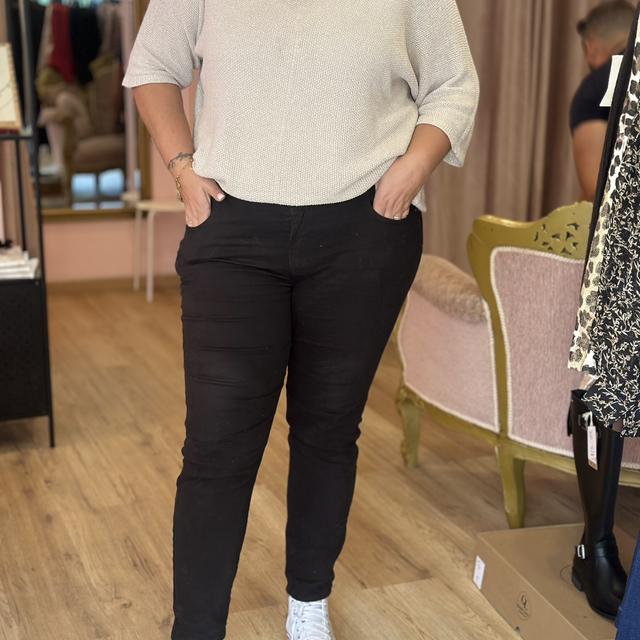 3924-Jean Slim Noir 