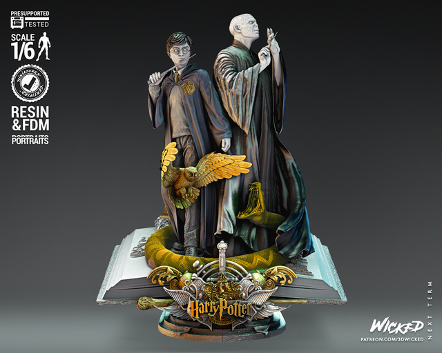 DIORAMA HARRY &amp; VOLDEMORT