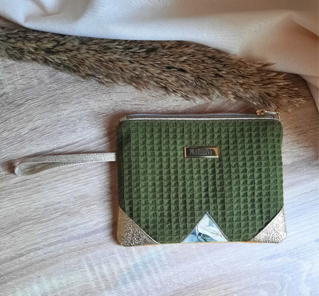 Petite pochette Kaki
