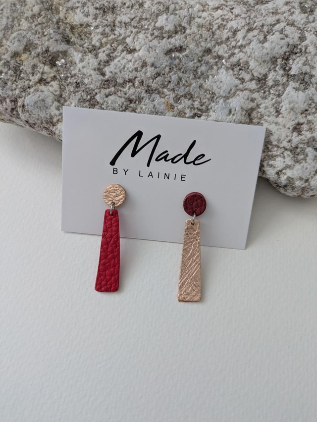 Mismatched Colour Keys Drop Earrings
