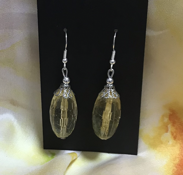 Yellow Dangling Earrings- YDE55