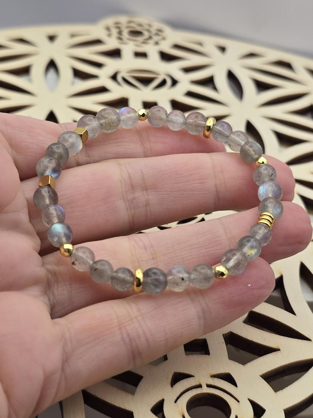 Bracelet Labradorite 0,6 cm