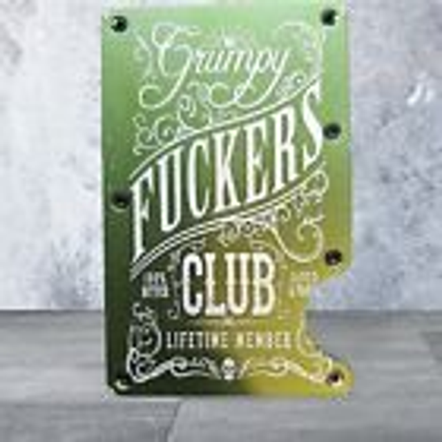 Credit Card Holder - Grumpy Fuckers Club
