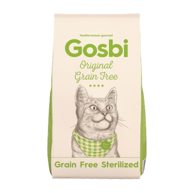 Croquettes Gosbi original Cat Grain Free Sterilized
