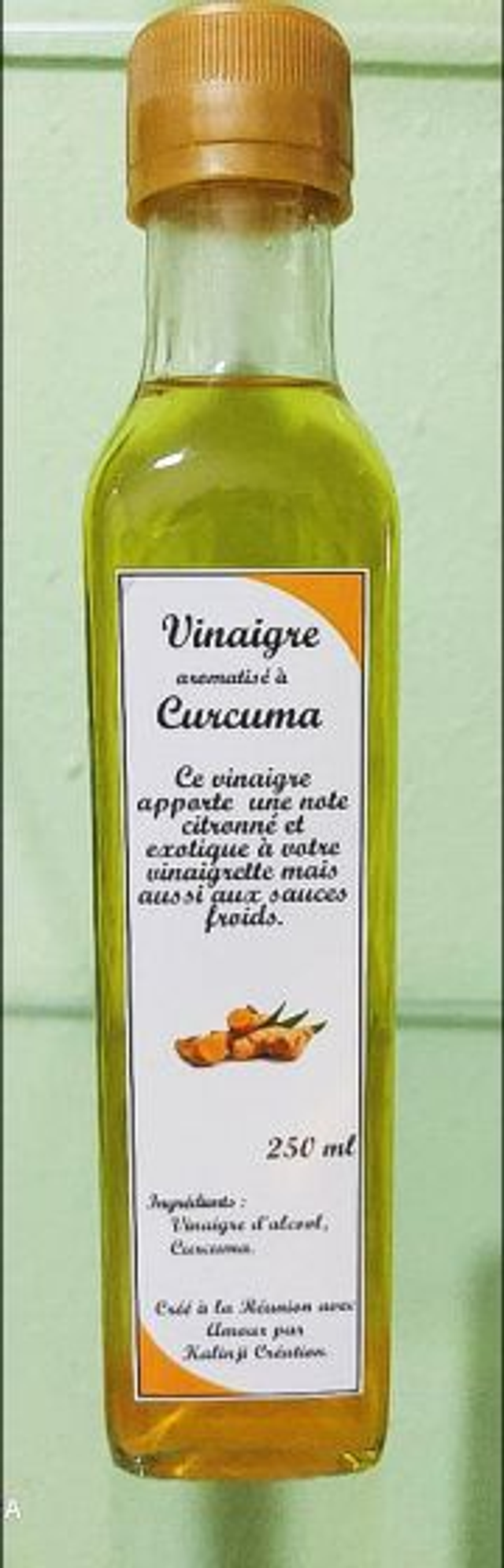 Vinaigre aromatisé au Curcuma