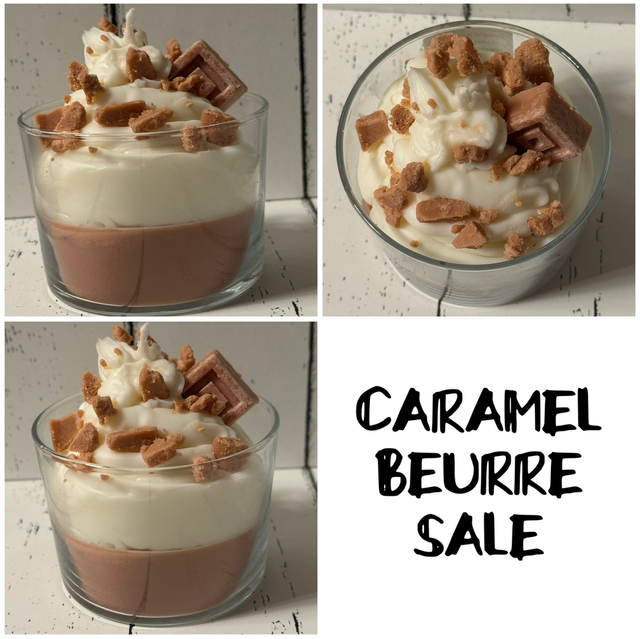 Bougie gourmande caramel beurre salé