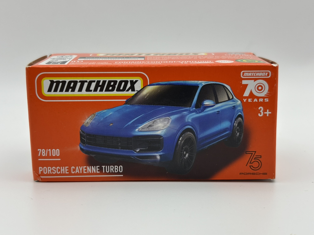 Matchbox Power Grabs Porsche Cayenne Turbo in Blau