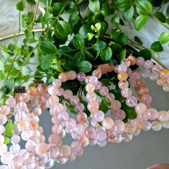 Sakura Starlight Healer Quarts 9mm beaded bracelet 