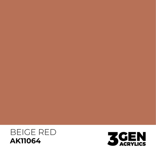 3rd Gen. Acrylics 64 Beige Red