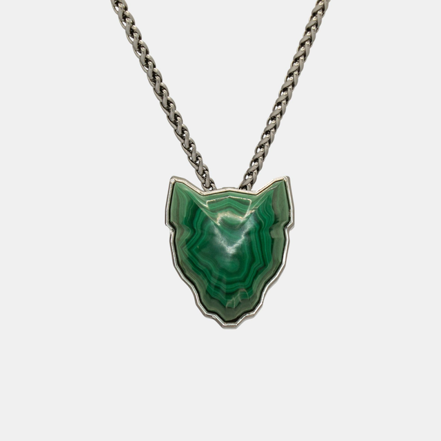 Collier panthère malachite - AKIN 