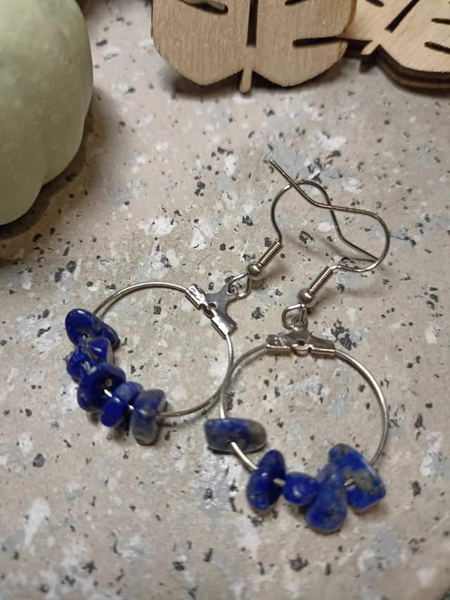 Boucles d'oreilles Lapis lazuli
