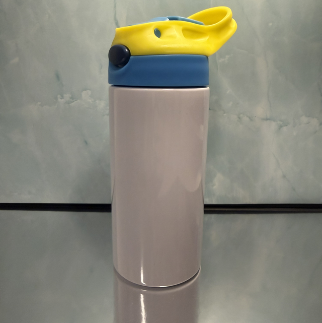 Thermosflasche blau/gelb