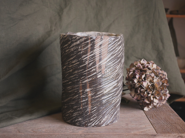 Vase rond - série du vent