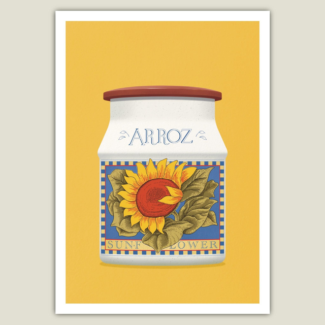 Cerámica Espejo girasol