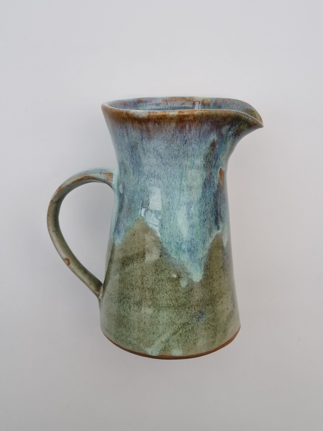 Hand-Glazed Ceramic Jug
