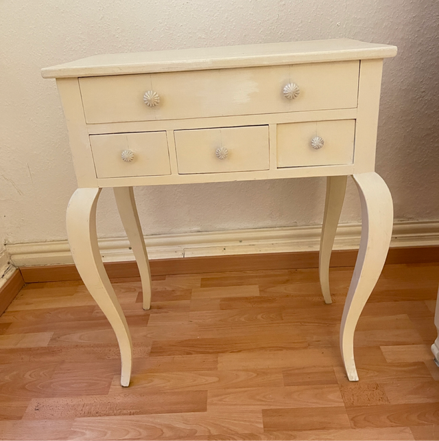 Weiße Vintage Kommode 