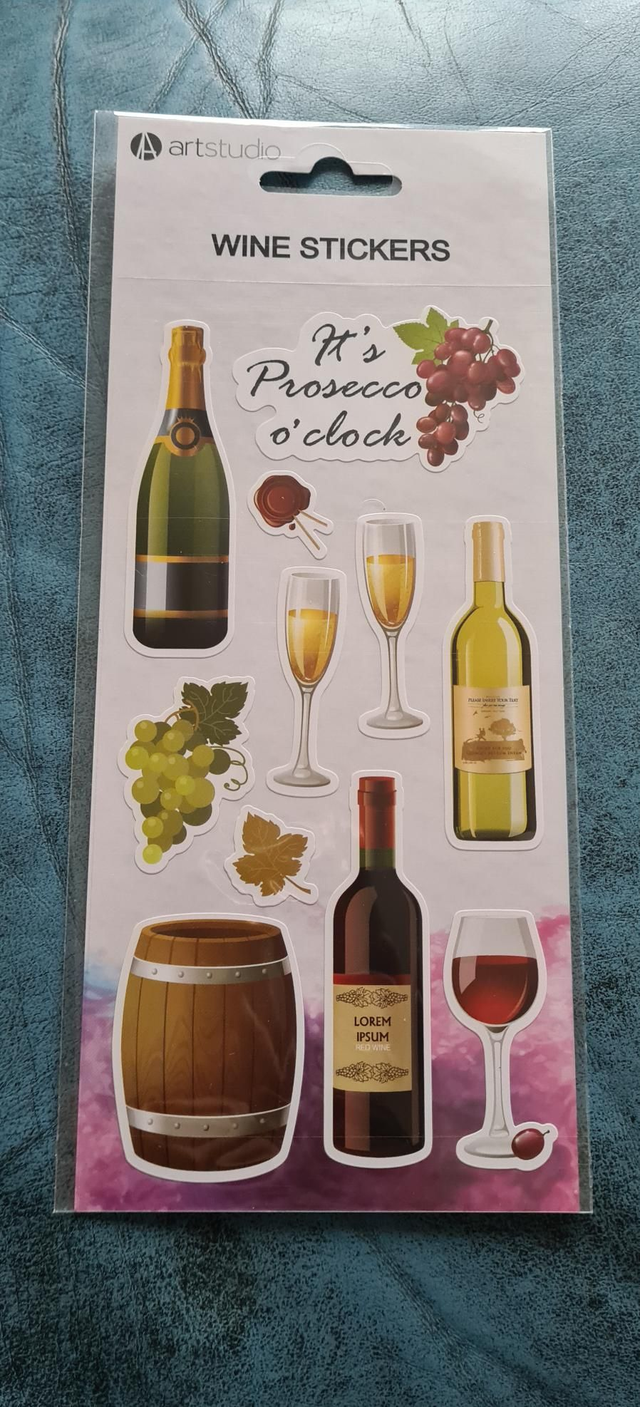 Wine stickers sheet