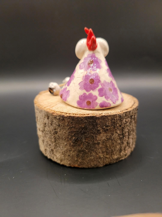 Poulette LEONIE en céramique, artisanale