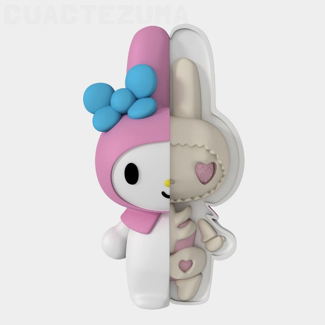 figurine my melody squelette cute